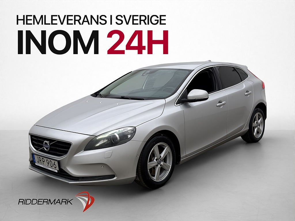 Volvo V40 D4 Momentum VOC Värmare Sensorer Navi Kamrem-Bytt