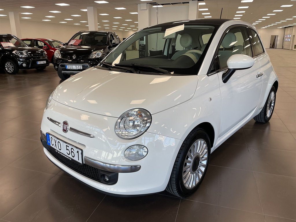 Fiat 500 1.2 8V Manuell, 69hk Lounge