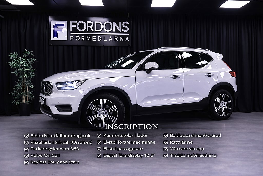 Volvo XC40 T3 Inscription Orrefors / El-KROK / 360KAMERA / VÄRMARE