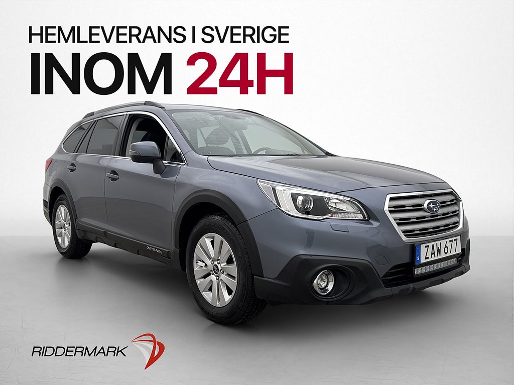 Subaru Outback 2.0 4WD 150hk Ridge Dragkrok Kamera Skinn