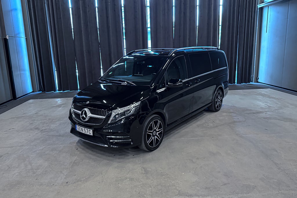 Mercedes-Benz V 300d 4MATIC AMG|Burm|360|Adaptiv|7sits