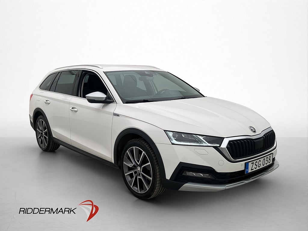 Skoda Octavia Scout 2.0 TDI 4x4 Cockpit Kamera D-Värm Drag