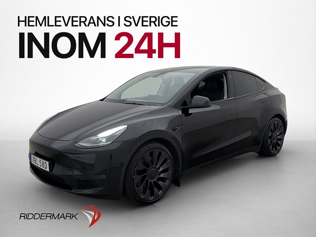 Tesla Model Y Performance 534hk MOMS Drag Autopilot Kamera
