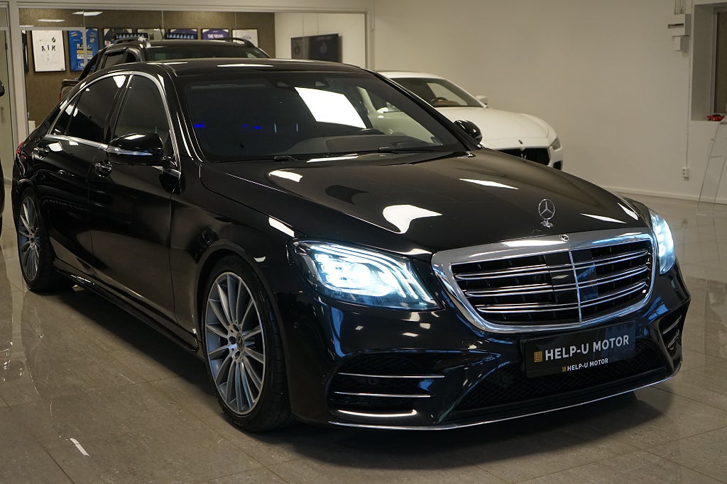Mercedes-Benz S 400d 4Matic LÅNG AMG Sport Nyservad - SE SPEC - 340hk