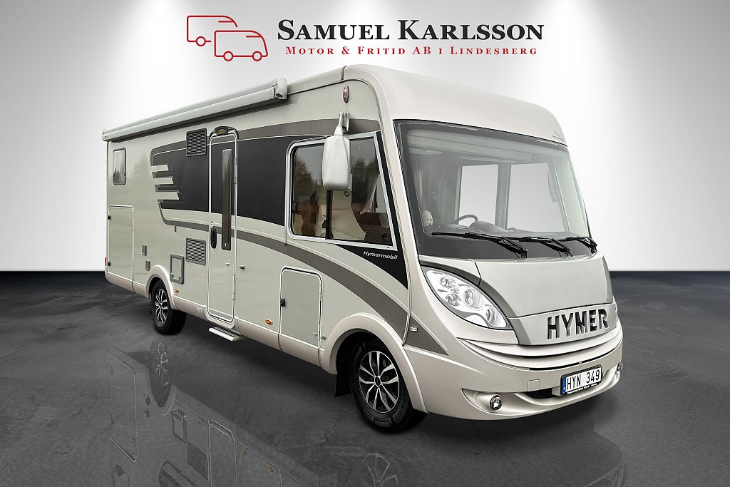 Hymer B 678 | 3,0L | Långbäddar | AC | ALDE | Taksäng | Solceller | Li