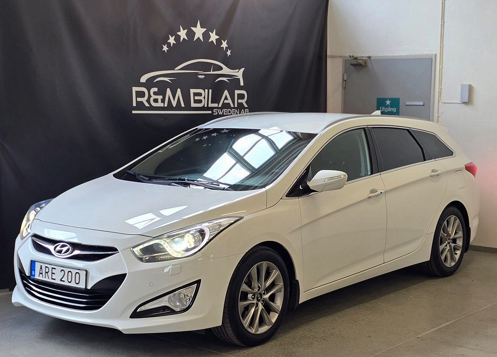 Hyundai i40 136HK,Dragkrok, B-kamera, fram/bak-sens, GPS