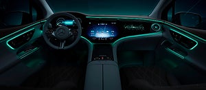 
Mercedes-EQ. EQE SUV. AMG Line Exterior, Night Package, Velvet brown metallic, 22" AMG multi-spoke light-alloy wheels, Electric Art Line Interior, Leather Nappa balao brown/neva grey