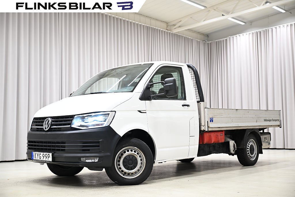 Volkswagen Transporter 4Motion DSG 150HK Flak|LED|Drag|Värmare|Leasebar