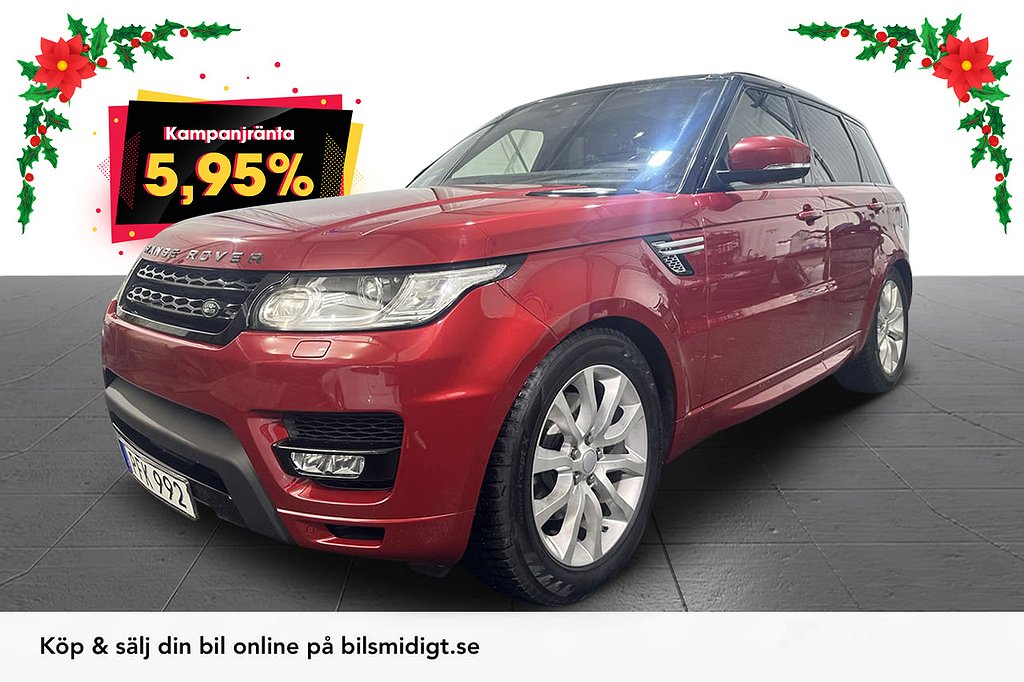 Land Rover Range Rover Sport HSE Drag Värm Pano Merid 5,95%*