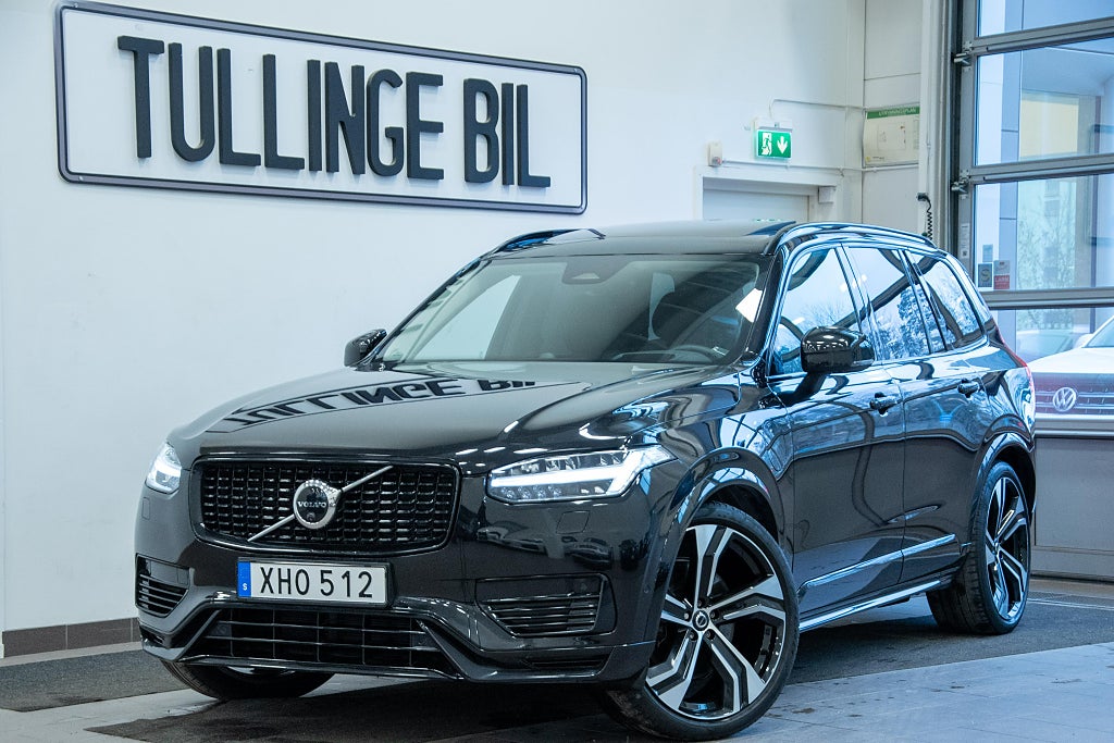Volvo XC90 T8 Ultimate Dark 7-Sits Pano B&W Luft HuD Massage 22"