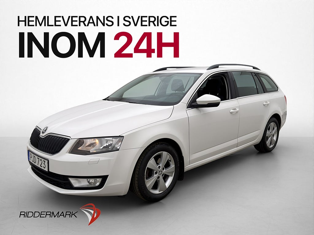 Skoda Octavia Kombi 1.6 TDI 110hk Ambition CarPlay Sensorer