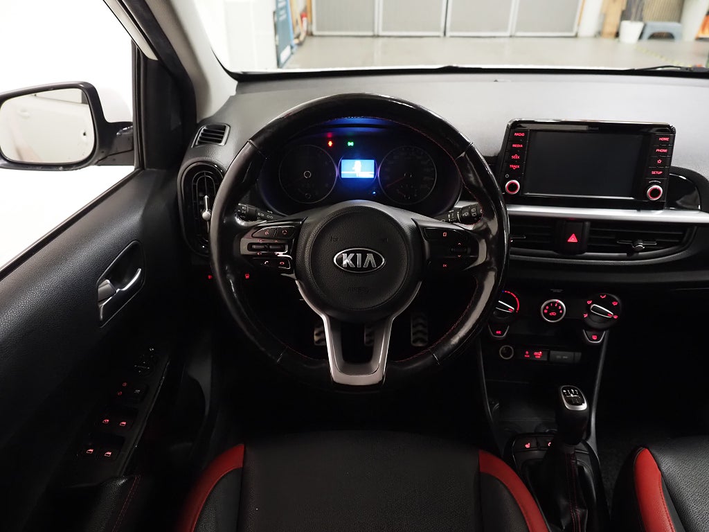 Kia Picanto 1.0 T-GDI 100hk GT-Line Kamera Skinn Rattvärme 2019