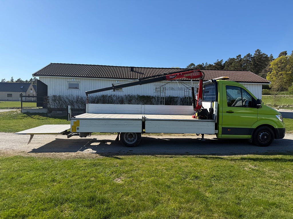 Volkswagen crafter Kranbil, bakgavellyft, Chassi 50 Euro 6