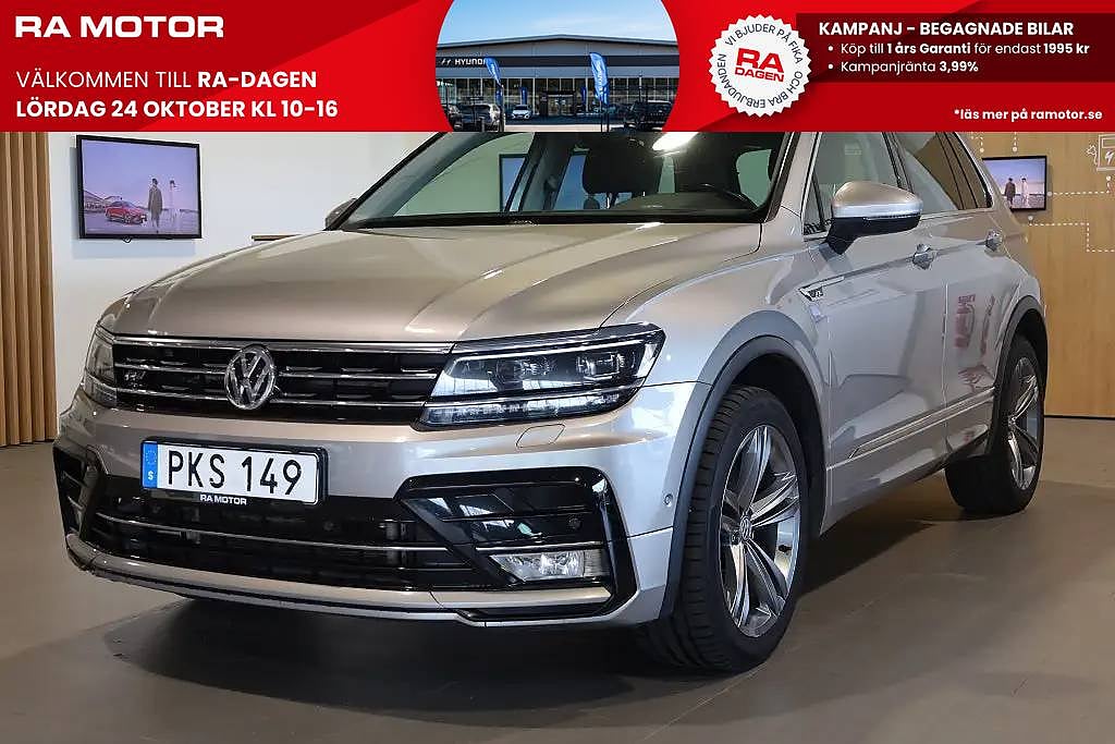Volkswagen Tiguan 2.0 TDI AUT 4Motion R-Line Massage Drag Värmare Kamera 2017