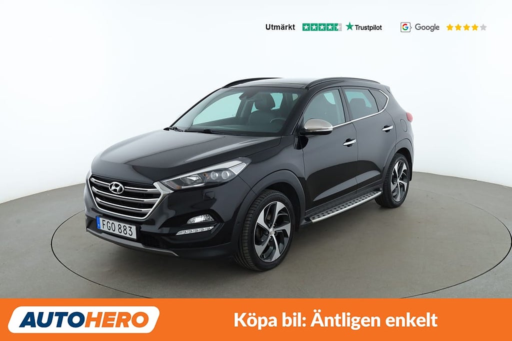 Hyundai Tucson 1.6 T-GDI AWD Premium / Panorama, Dragkrok