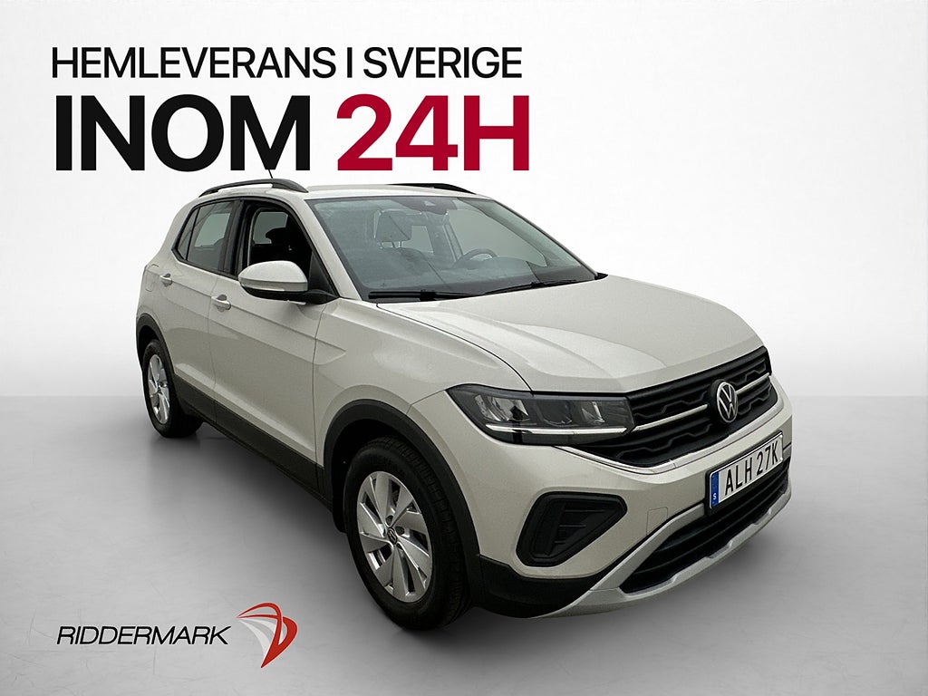 Volkswagen T-CROSS TSI 95hk Life Kamera CarPlay Adapt-Fart