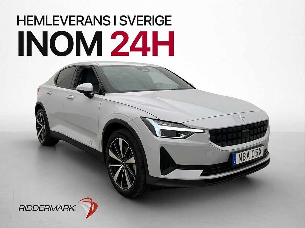 Polestar 2 Standard Range Värmare Dragkrok Kamera CarPlay