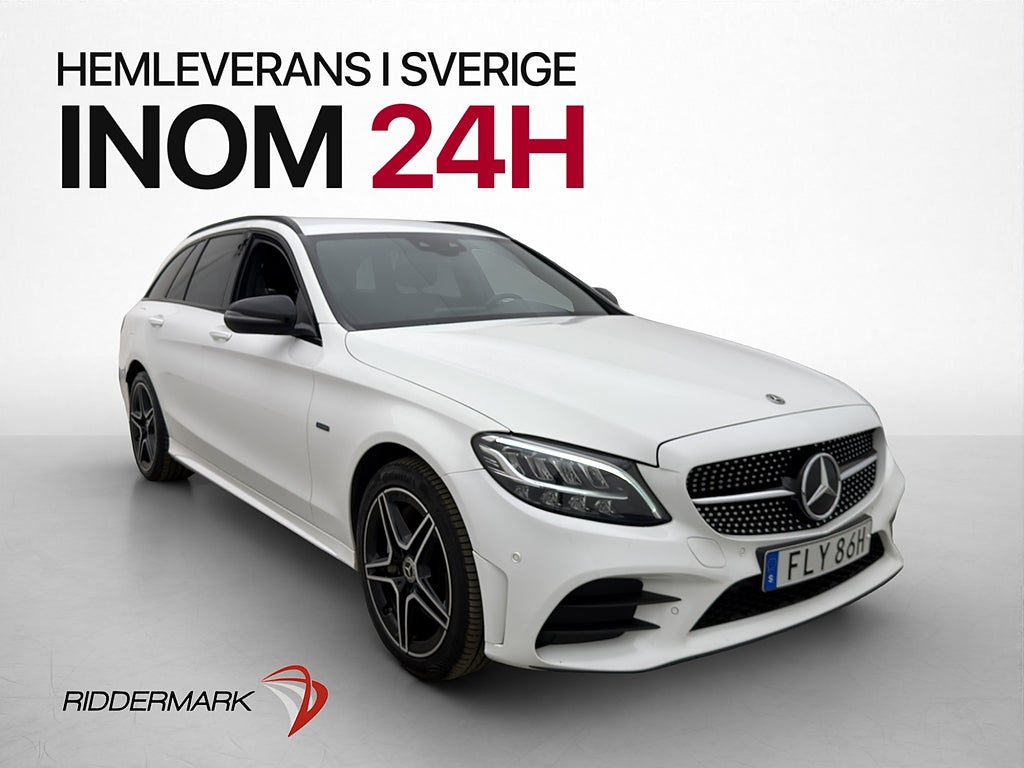 Mercedes-Benz C 300 T e 320hk AMG P-Värm Kamera Skinn Drag