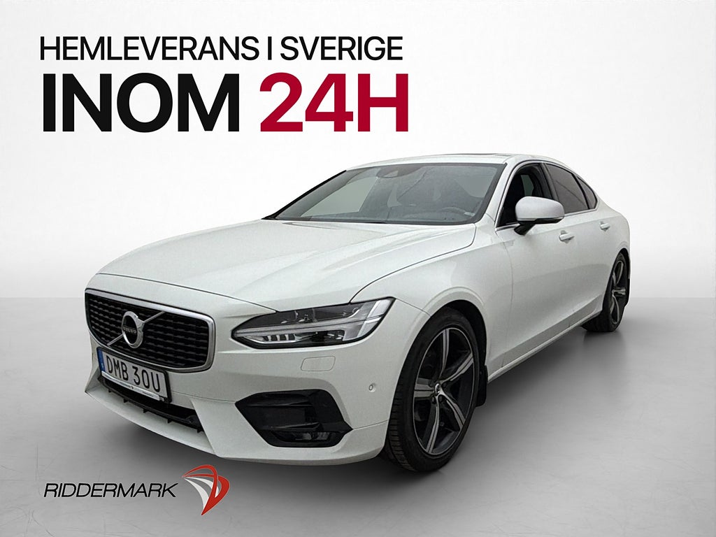 Volvo S90 D4 AWD R-Design Värm Taklucka Kamera Navi 4-Zons