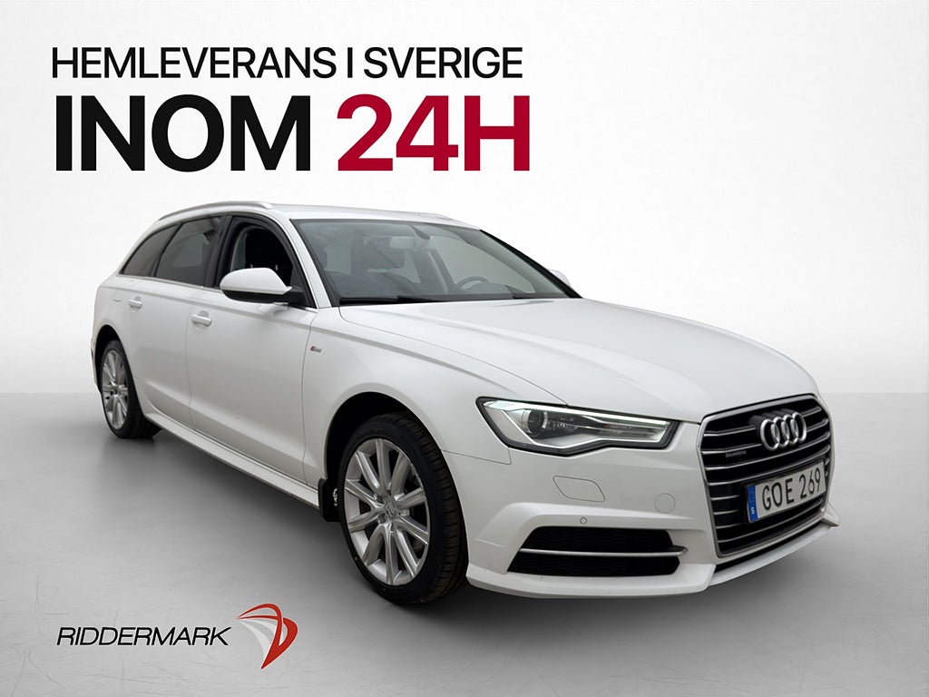 Audi A6 Avant Q 190hk S-Line P-Sensorer Farthållare 0,5l/mil