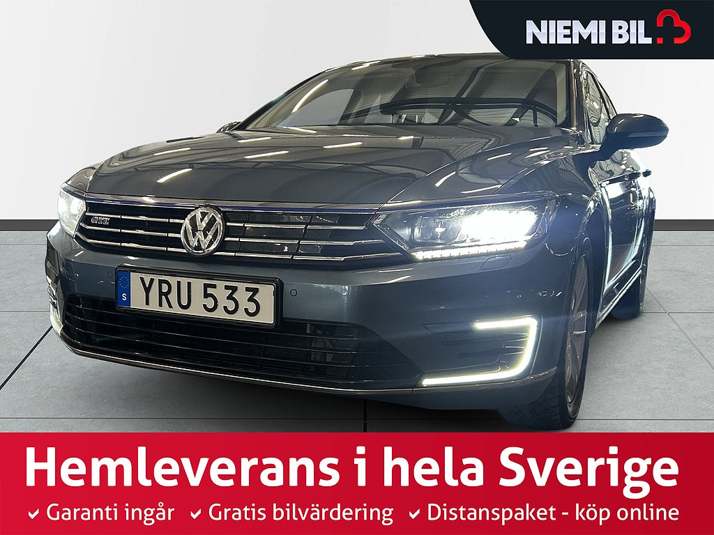 Volkswagen Passat GTE 1.4 TSI S&V-hjul/Carplay/Kamera/Pvärm/Dragkrok