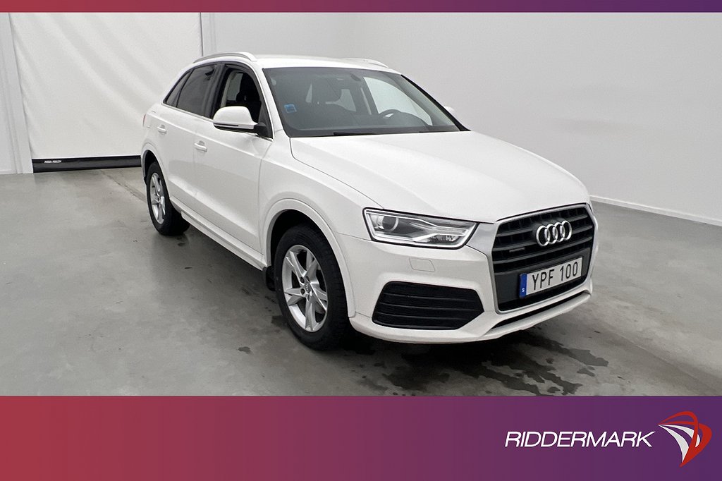 Audi Q3 2.0 TDI Quattro 150hk Proline Edition Sensorer Drag