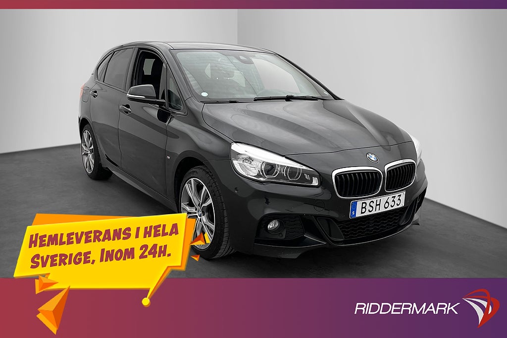 BMW 225xe Active Tourer 224hk M Sport Kamera Head Up Skinn