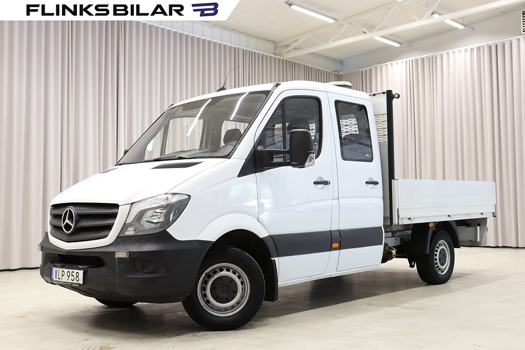 Mercedes-Benz Sprinter 316 Automat Dubbelhytt Flak Drag Moms