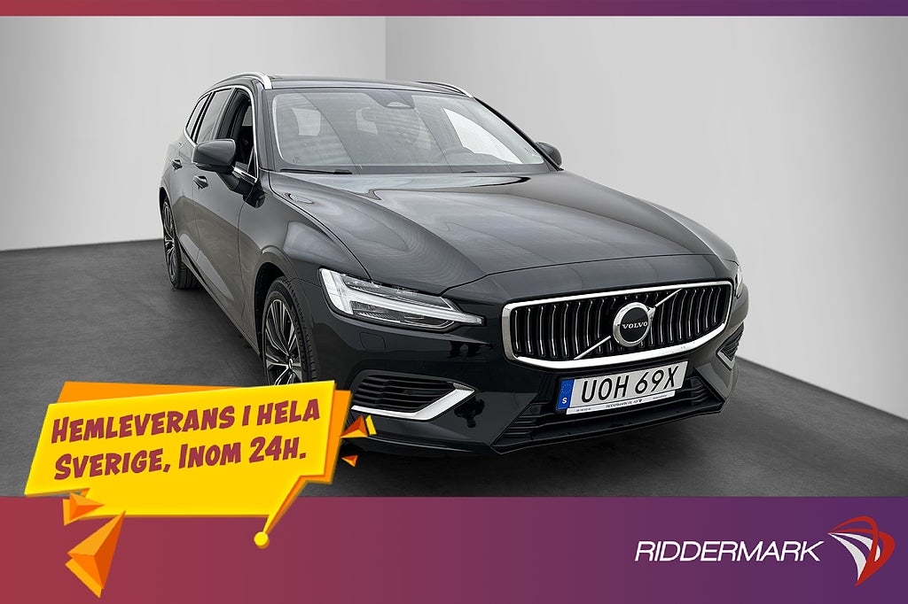 Volvo V60 T6 Recharge 350hk AWD Värmare Kamera CarPlay Drag