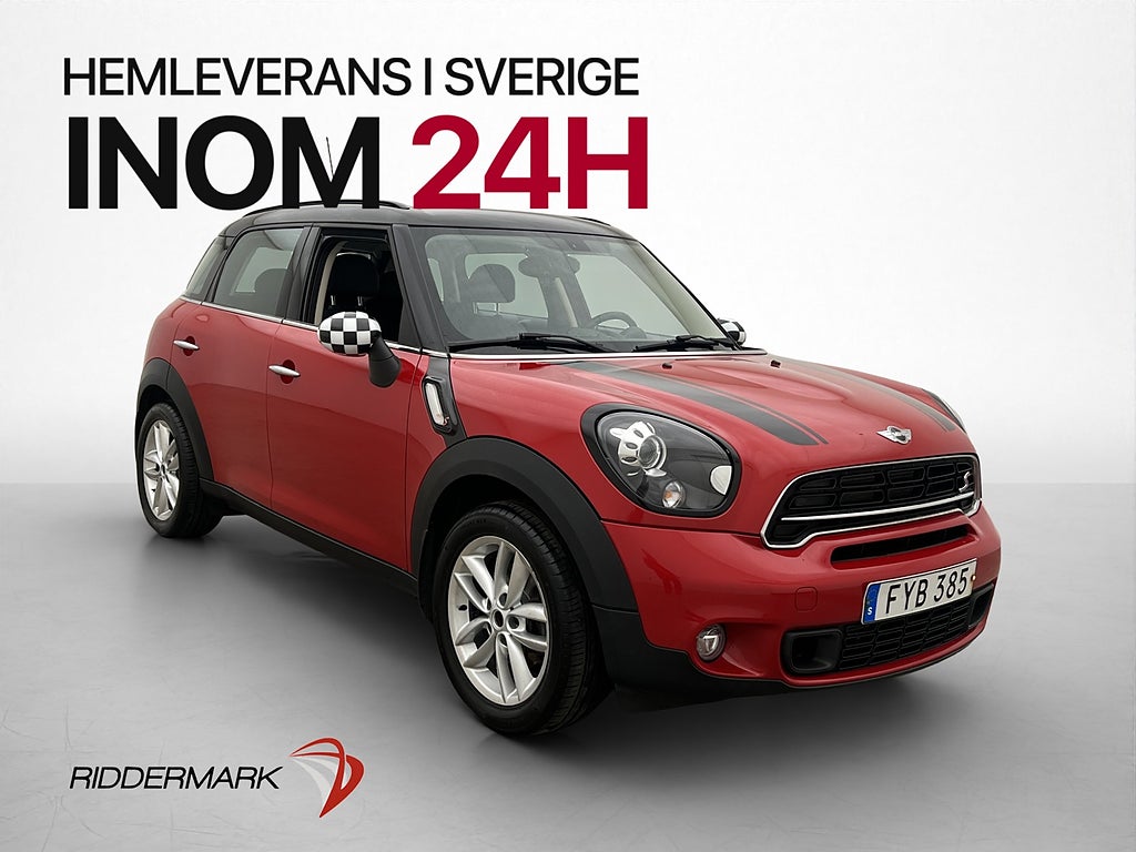 MINI Countryman Cooper SD Halvskinn P-Sensorer Bluetooth
