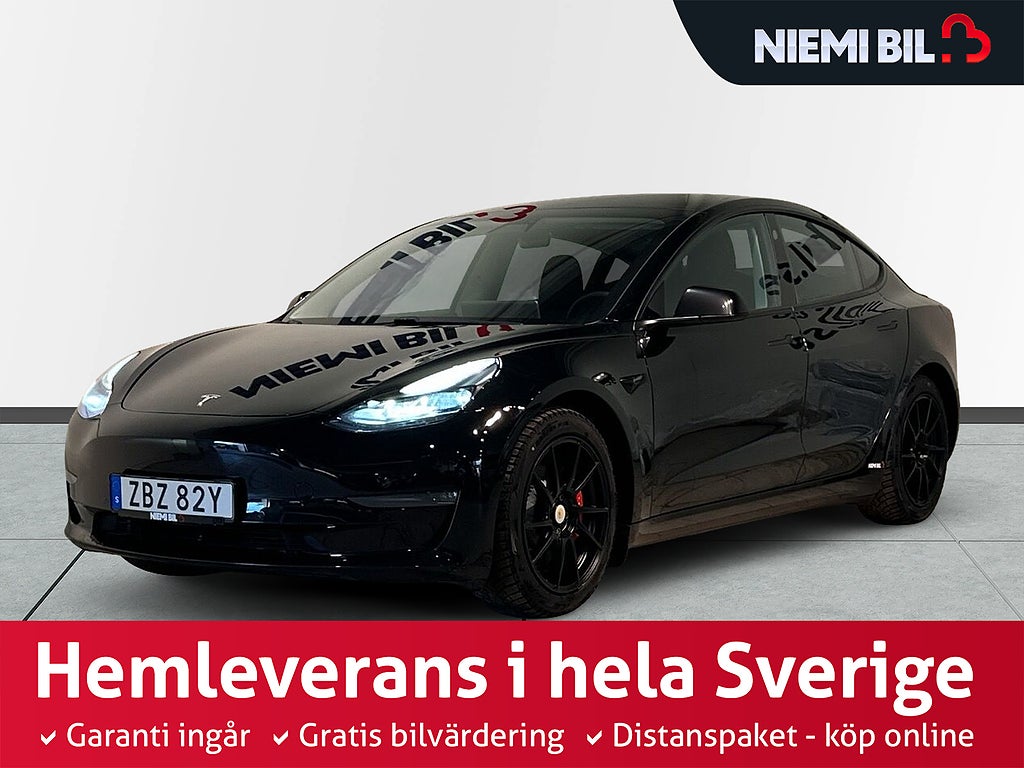 Tesla Model 3 Performance 513hk AWD Pano Kamera Värmepump SoV MOMS