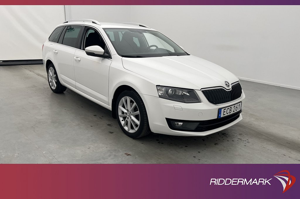 Skoda Octavia Kombi 1.4 TSI 140hk Sensorer Farthållare Drag