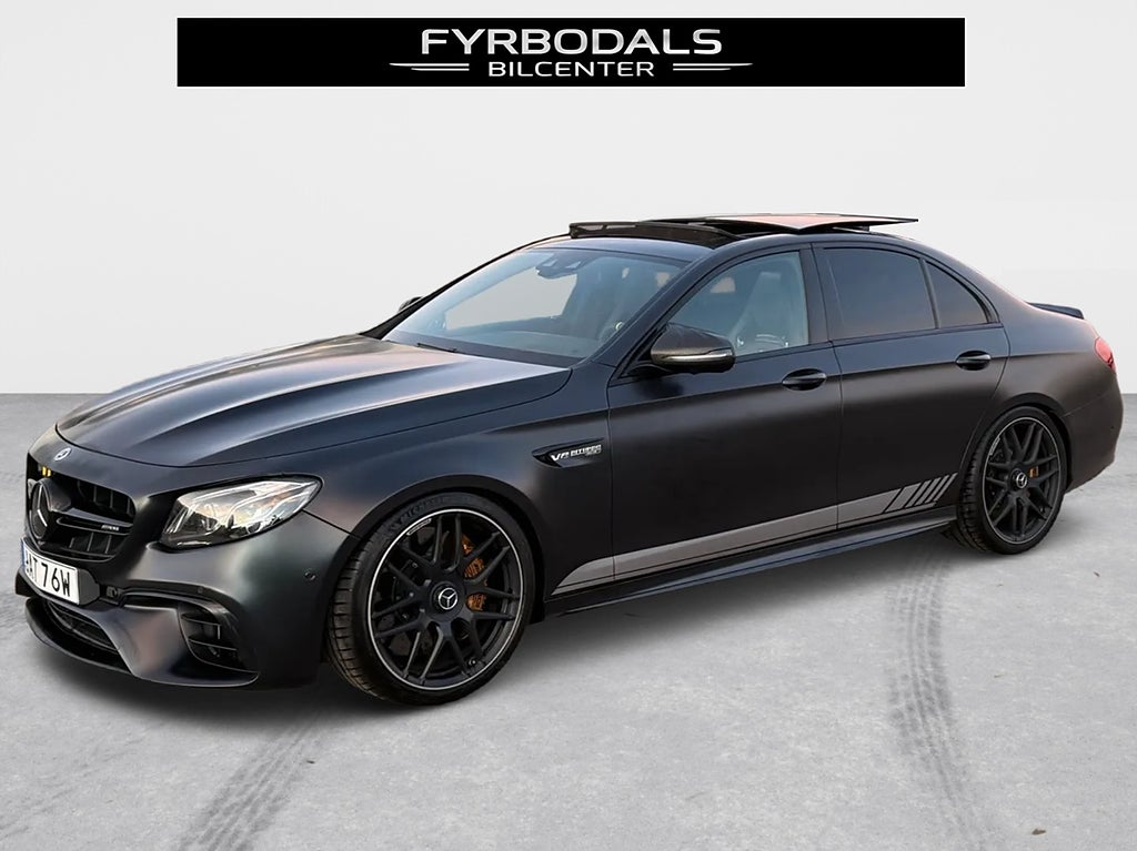 Mercedes-Benz E63 S 4MATIC+ 612hk AMG Edition 1 MATTSVART SKALSTOLAR PANO