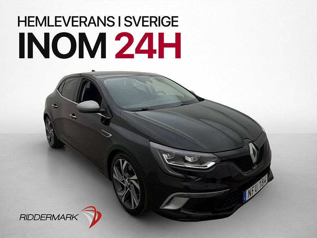 Renault Mégane 1.6 205hk GT Kamera BOSE Navi Farthållare
