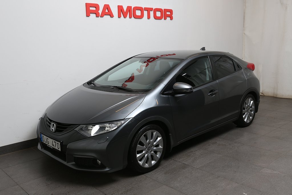 Honda Civic 1,8 i-VTEC 142hk Sport Aut 5D Dragkrok 2012
