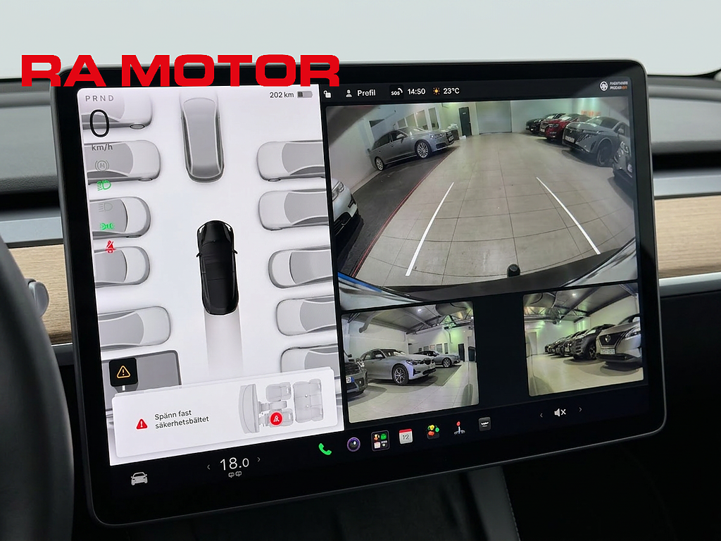 Tesla Model 3 Long Range 440hk AWD | Panorama | Dragkrok | 2021