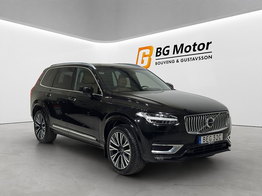 Volvo XC90 B5 235hk Aut AWD Inscription 7-sits/Drag/Värmare/360