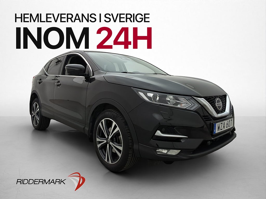 Nissan Qashqai 160hk N-Connecta 360° kamera Navi En-Brukare