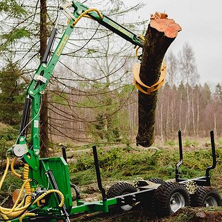 4-hjuling GAR Skogsvagn ATV 2 ton 5 av 7