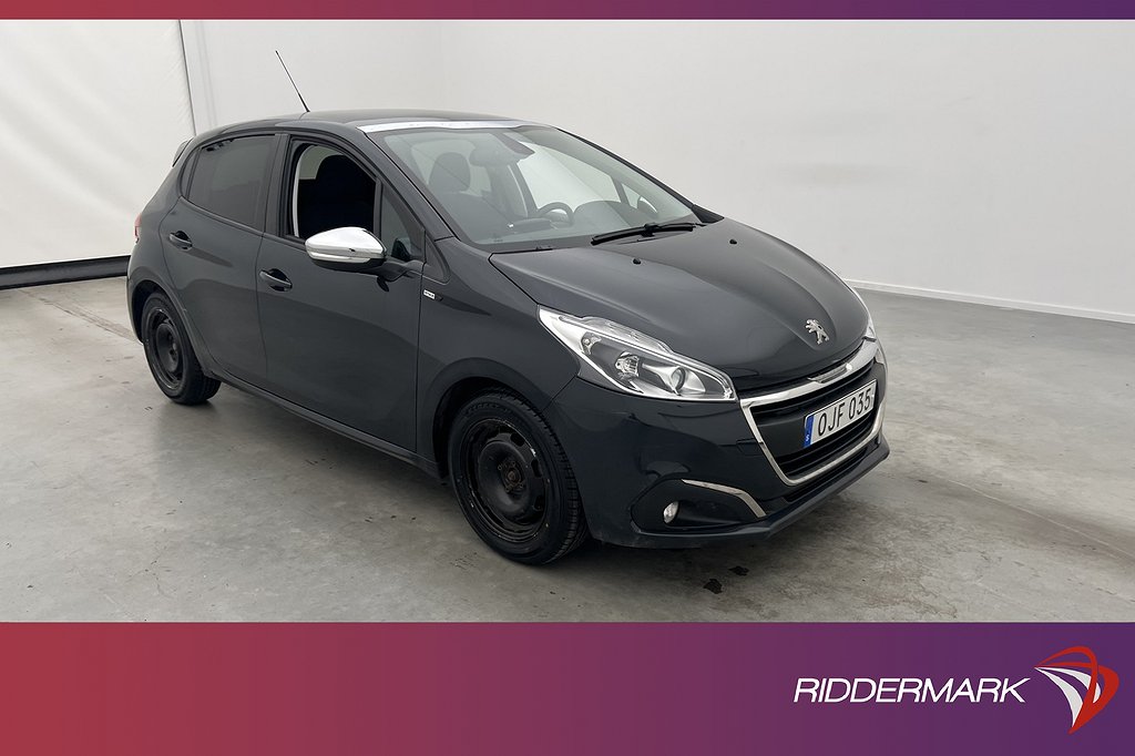 Peugeot 208 1.2 VTi 82hk Pano Sensorer Farthållare Bluetooth