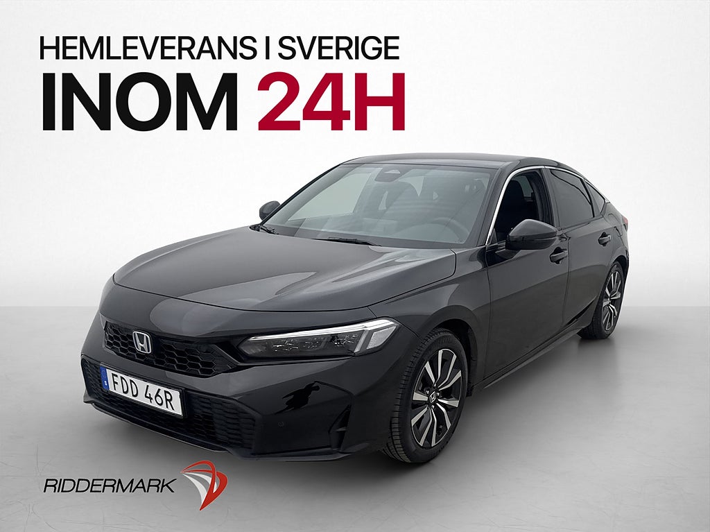 Honda Civic e:HEV e-CVT 184hk Adaptiv-f Navi Kamera Sv-Såld