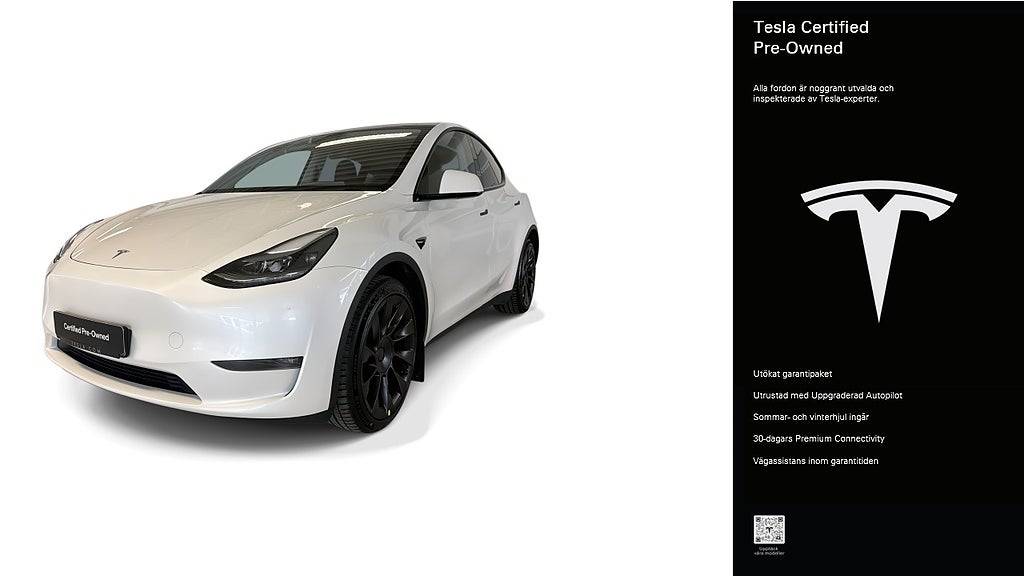Tesla Model Y Long Range AWD Certified Pre-Owned 3,84% ränta