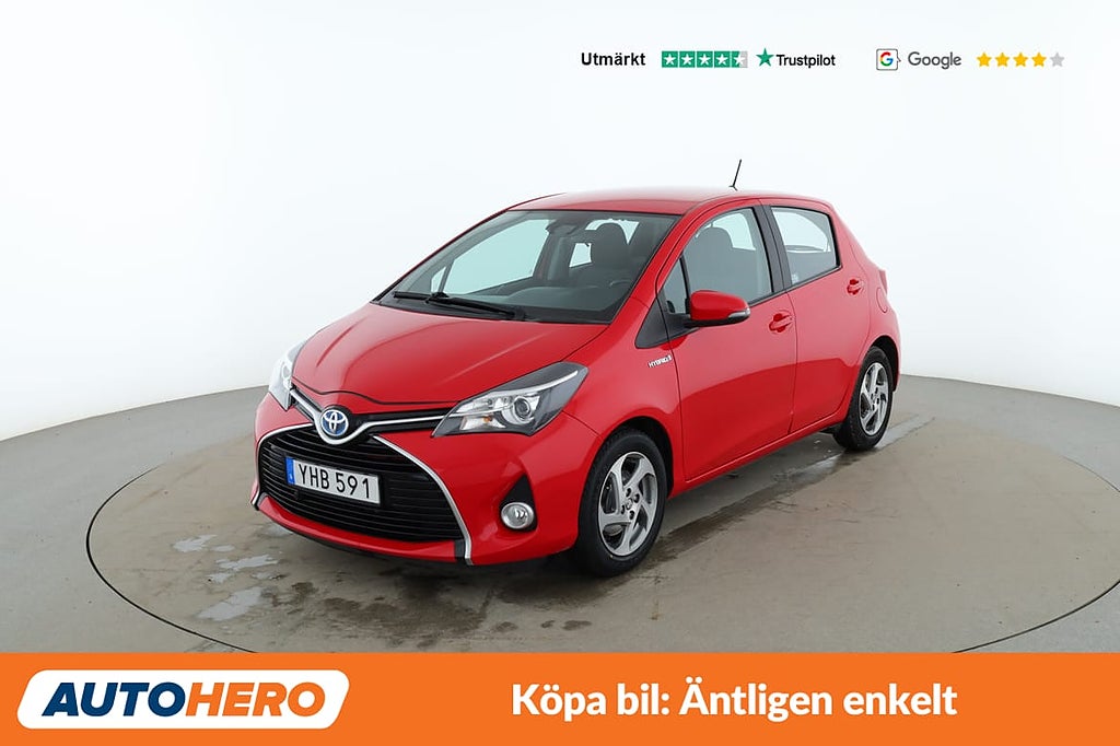 Toyota Yaris Hybrid 1.5 e-CVT / Kamera, Helljusassist, Värm