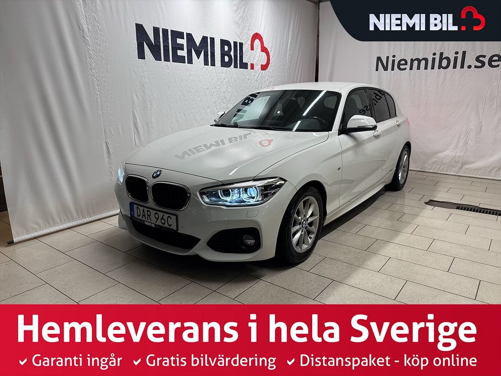 BMW 118I 5-ovinen Aut M sport M-heat kamera Lämmitetty ohjauspyörä S&V