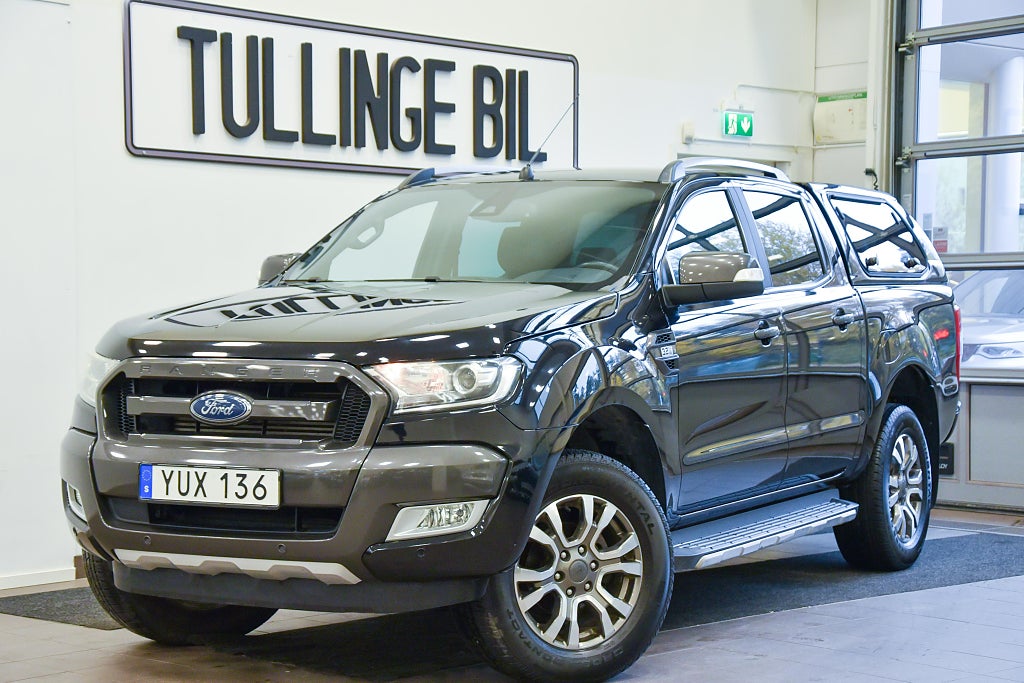 Ford ranger 3.2 4x4 200HK Wildtrak Kåpa Drag Kamera MOMS/VAT