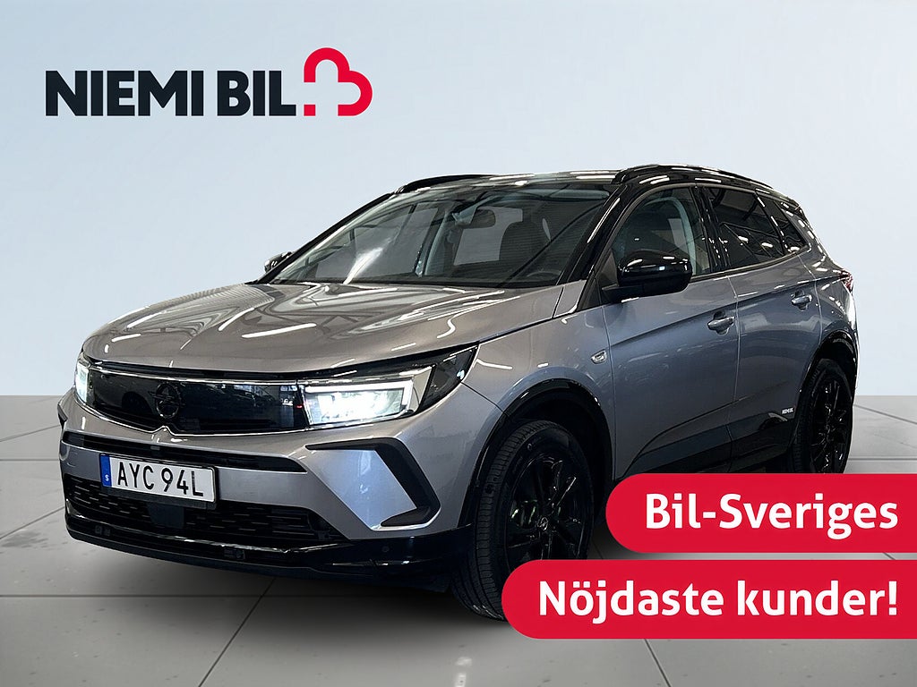 Opel Grandland X Grandland 1.2 Turbo 130 S&V-hjul/Cockpit/360kam/Carplay