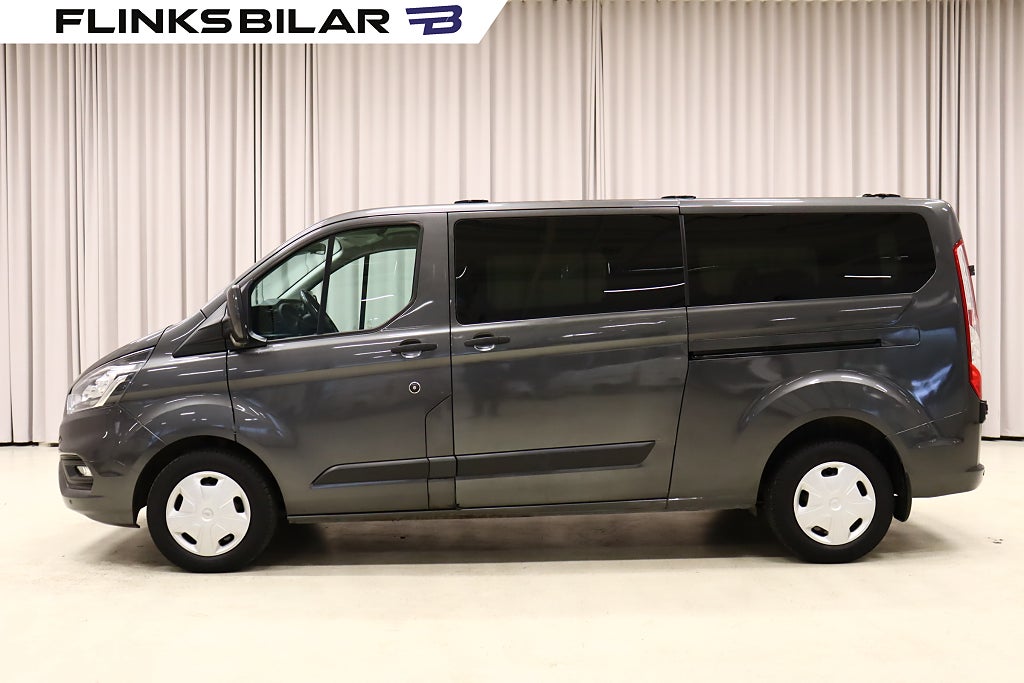 Ford Transit Custom 130HK|Automat|Dubbelhytt|6-Sits|Leasebar