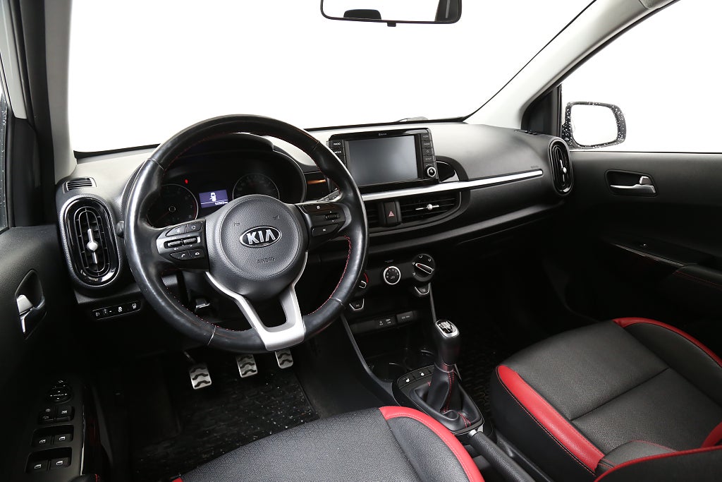 Kia Picanto 1,0 T-GDI 100hk GT-Line Kamera Skinn CarPlay Motorv 2018