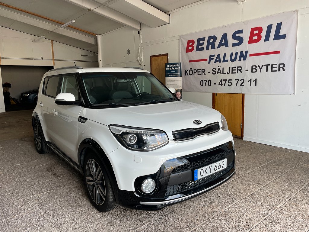 Kia Soul 1.6 CRDi DCT GLS/Ny Besiktad/GPS/B-Kamera/Servat/ 1 Ägare