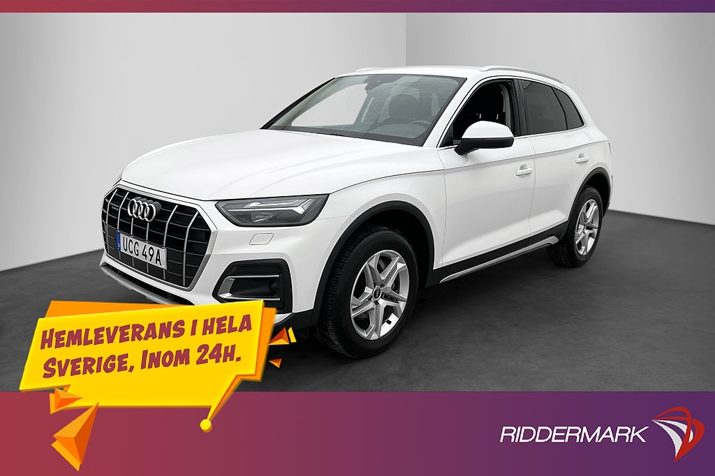 Audi Q5 40 TDI quattro Proline Drag Värmare CarPlay MOMS